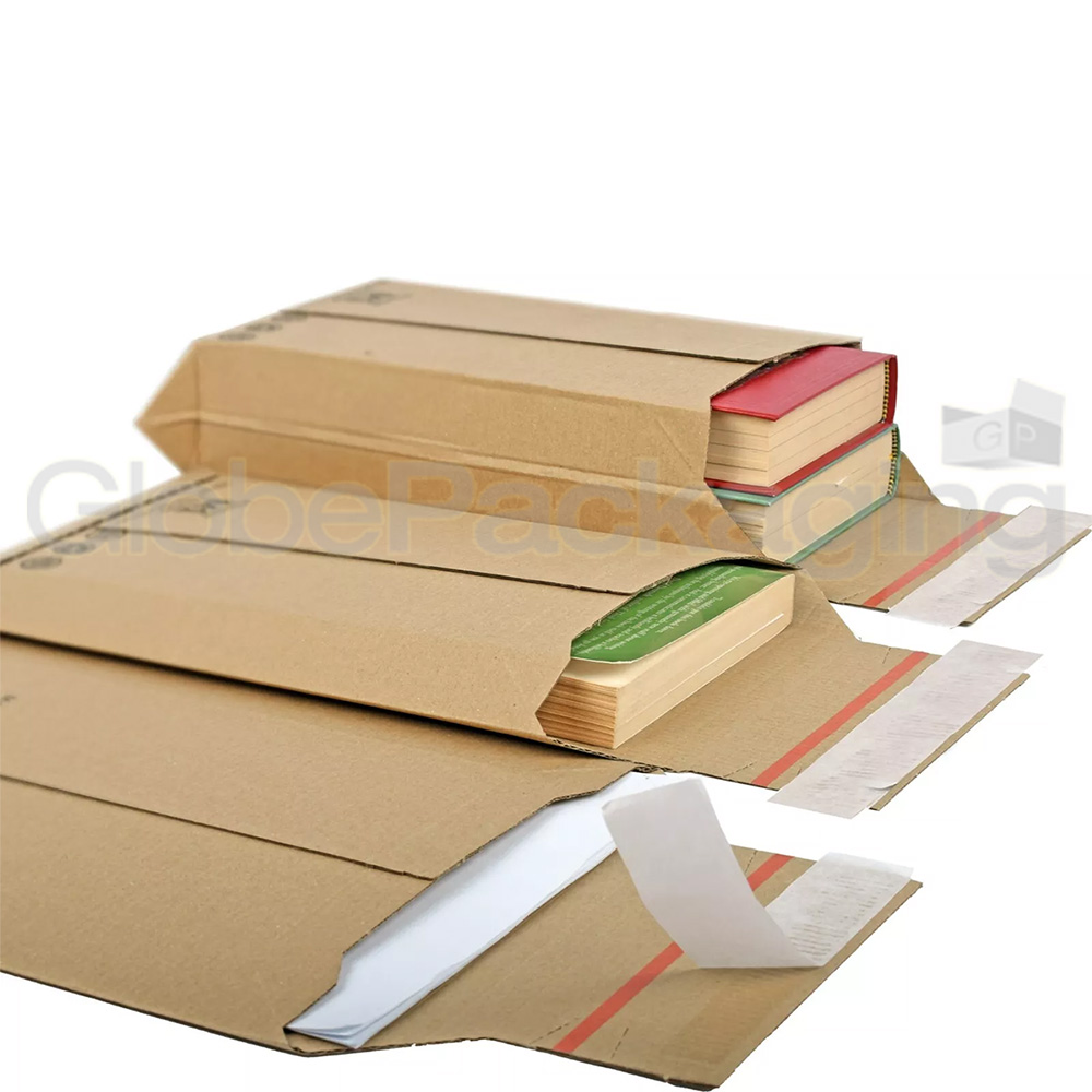 50 x SIZE M1 EXPANDABLE PEEL SEAL POSTAL MAILING BOXES M-ENVELOPES 219x155x70mm